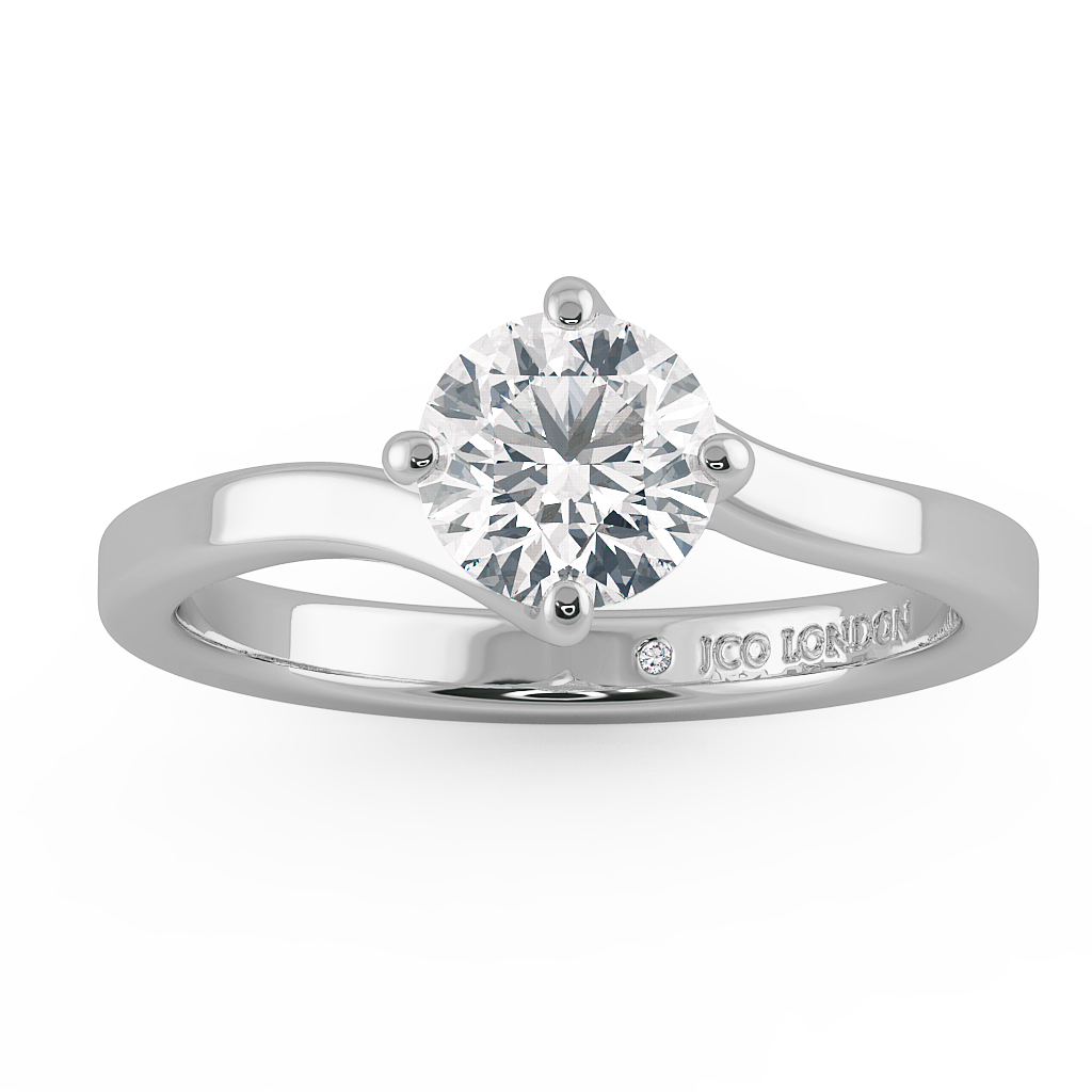 Round Solitaire Engagement Rings