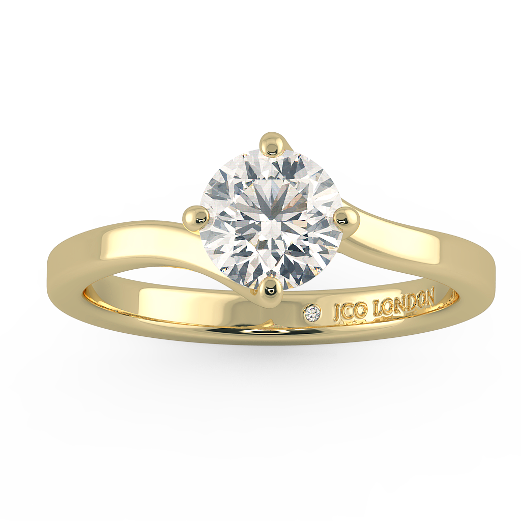 Round Solitaire Engagement Rings