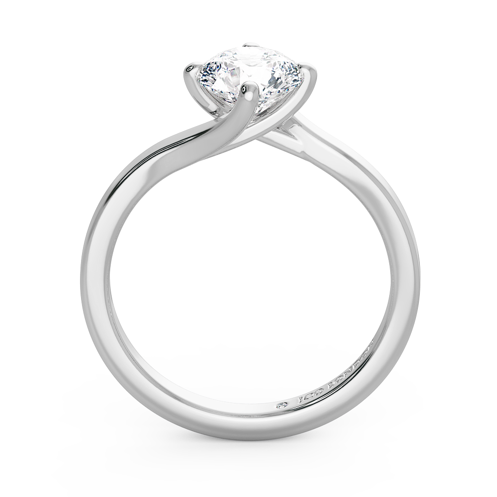 Round Solitaire Engagement Rings