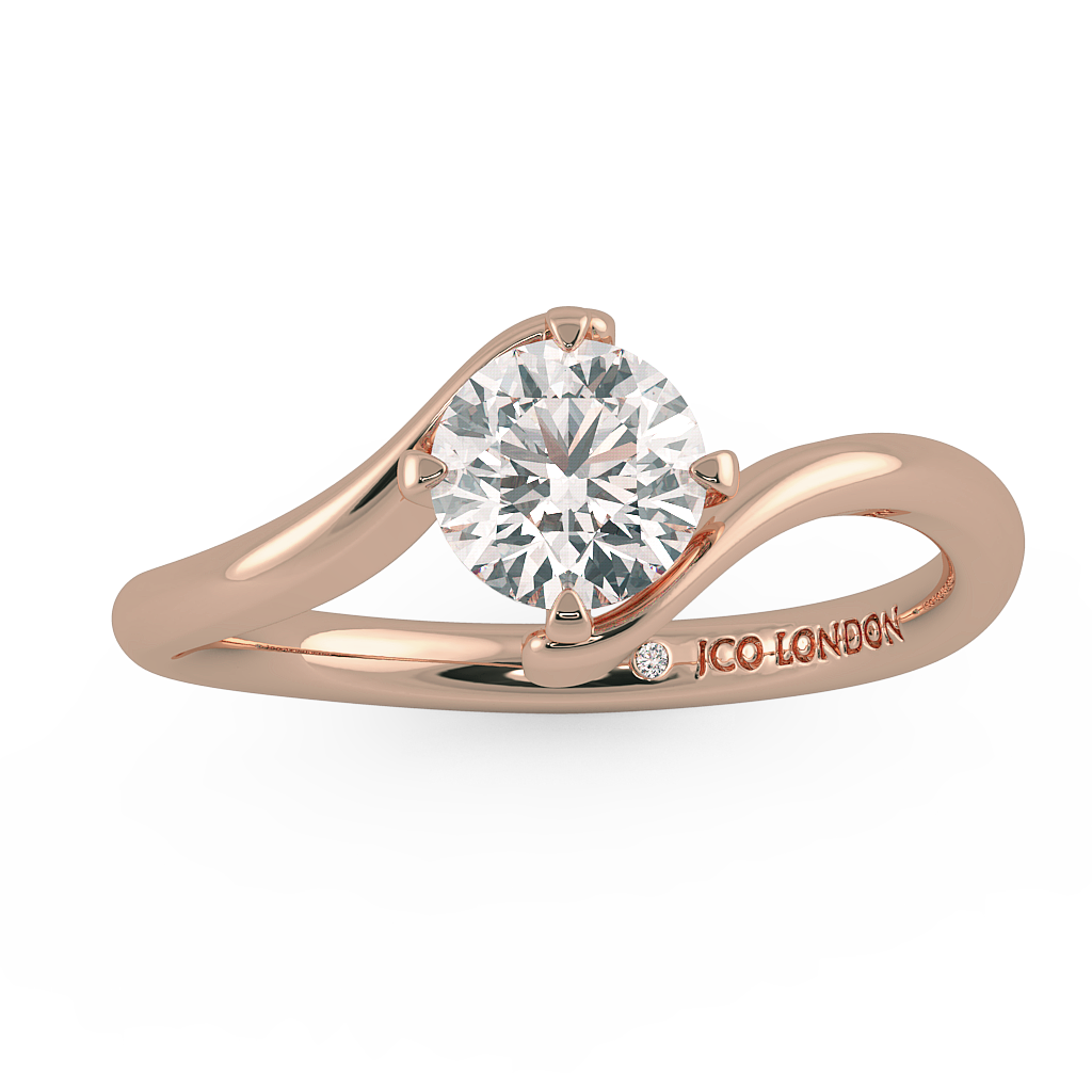 Round Solitaire Engagement Rings