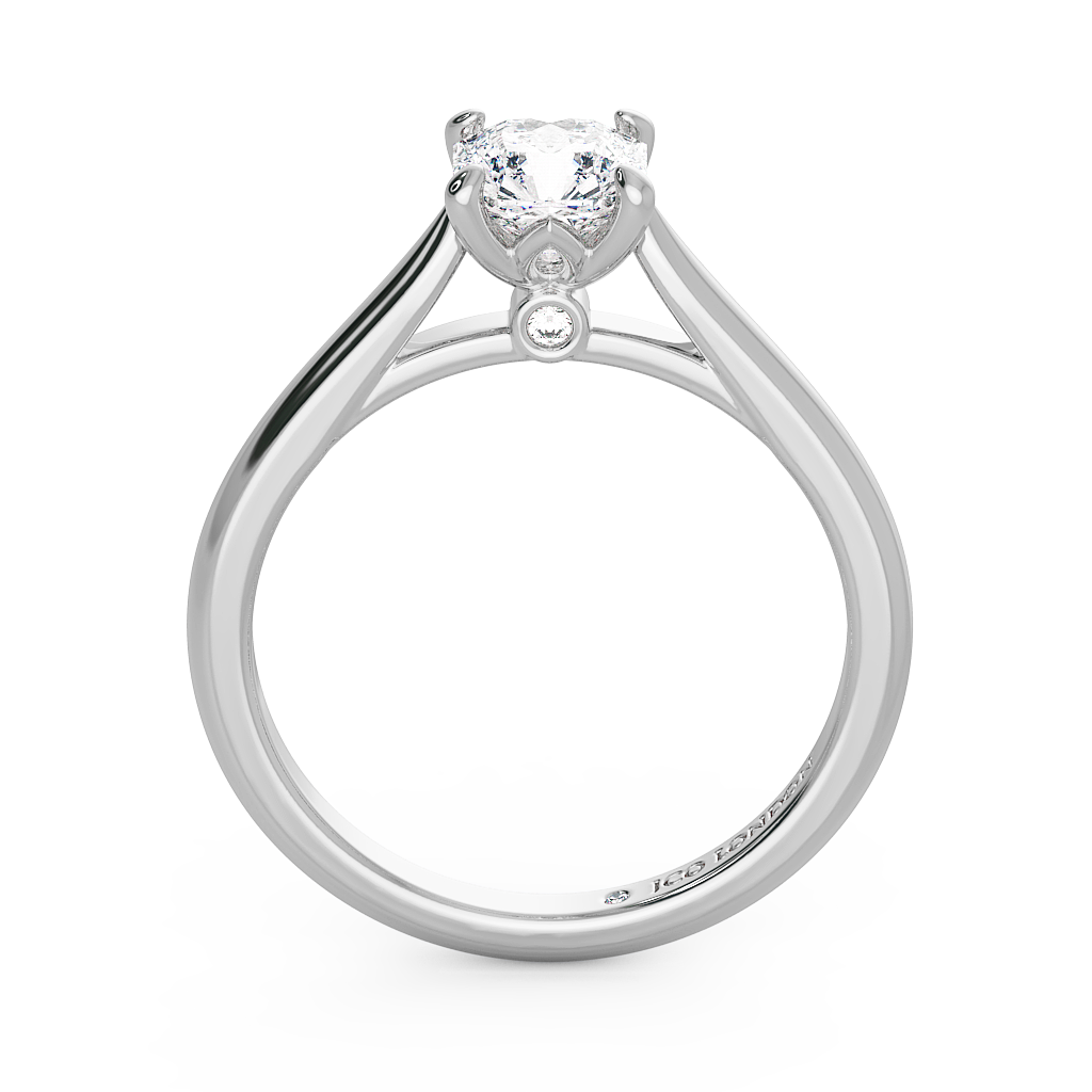 Asscher Solitaire Engagement Rings