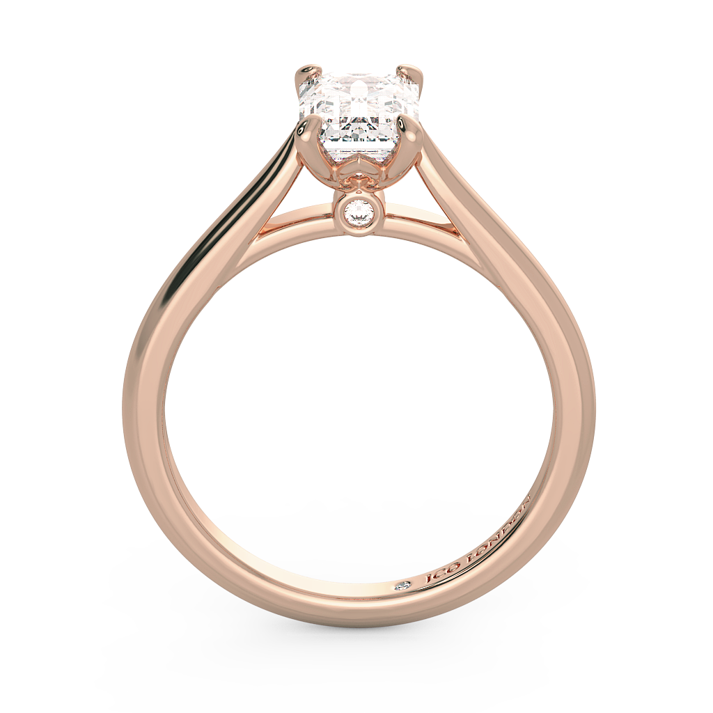 Emerald Solitaire Engagement Rings