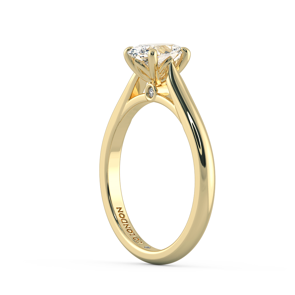 Oval Solitaire Engagement Rings