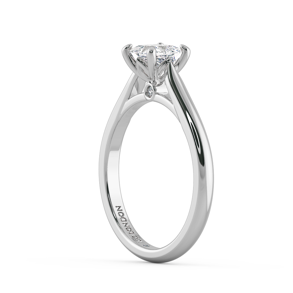 Princess Solitaire Engagement Rings