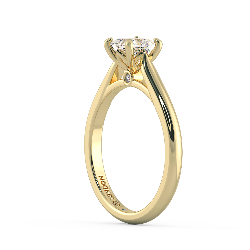 Princess Solitaire Engagement Rings