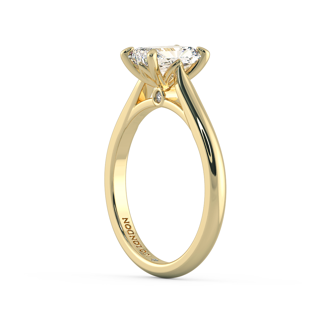 Radiant Solitaire Engagement Rings