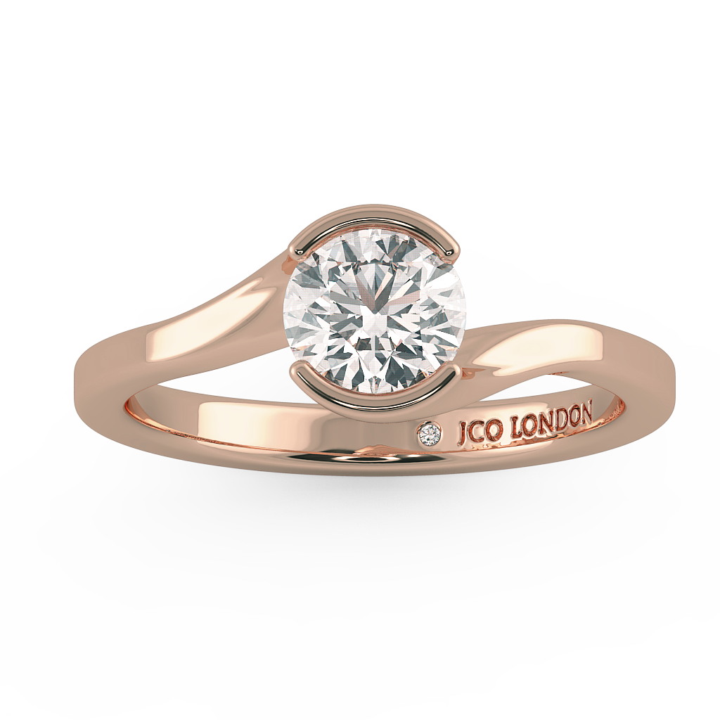 Round Solitaire Engagement Rings