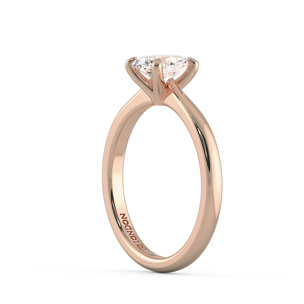 Oval Solitaire Engagement Rings