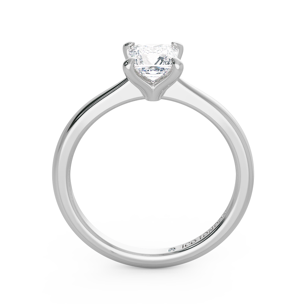 Princess Solitaire Engagement Rings
