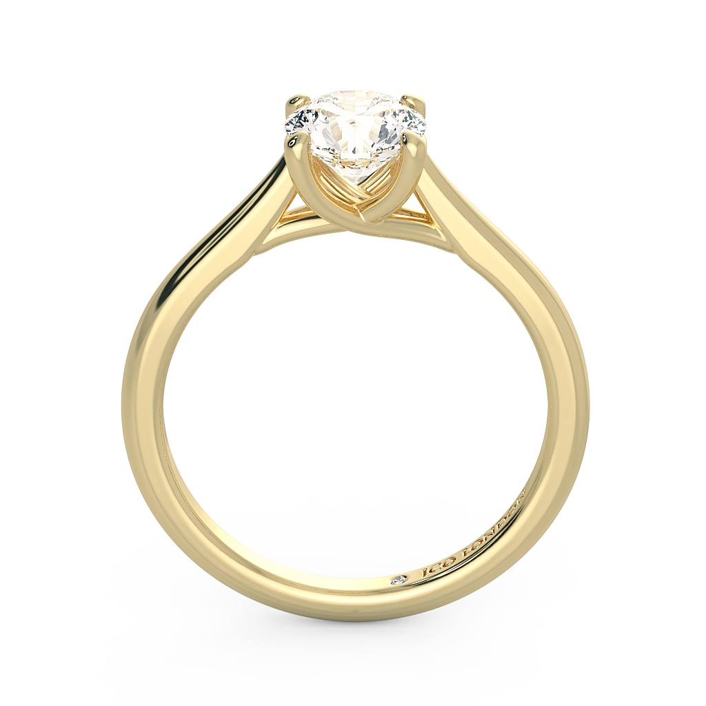 Round Solitaire Engagement Rings
