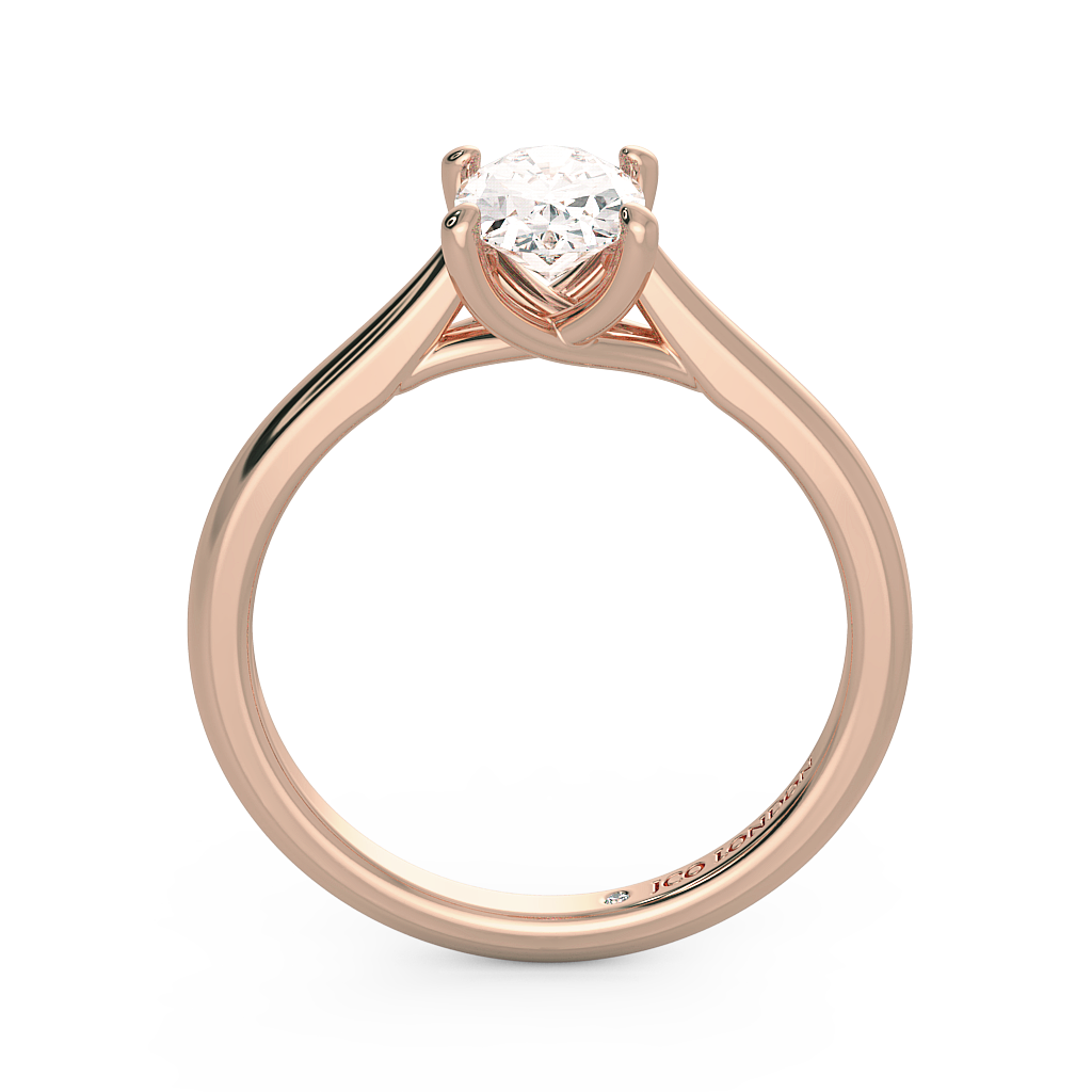 Oval Solitaire Engagement Rings