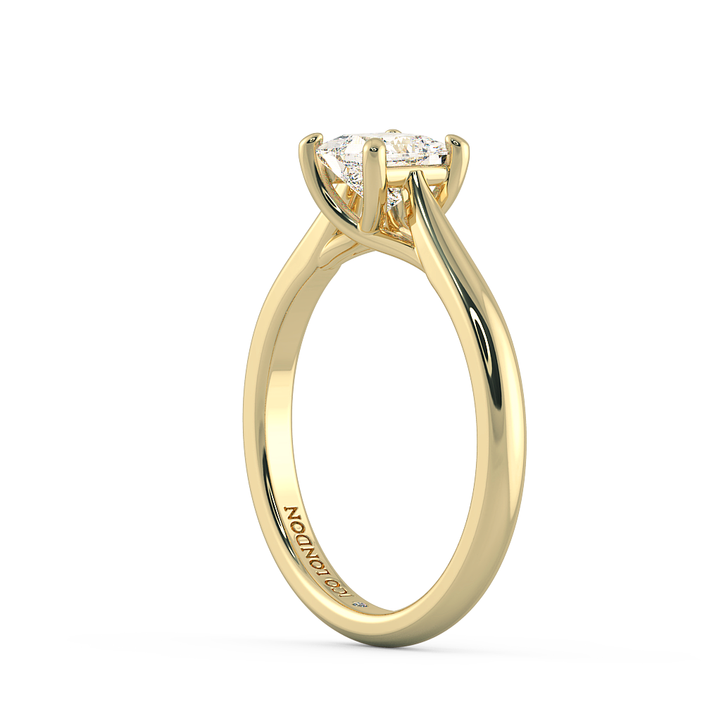 Princess Solitaire Engagement Rings
