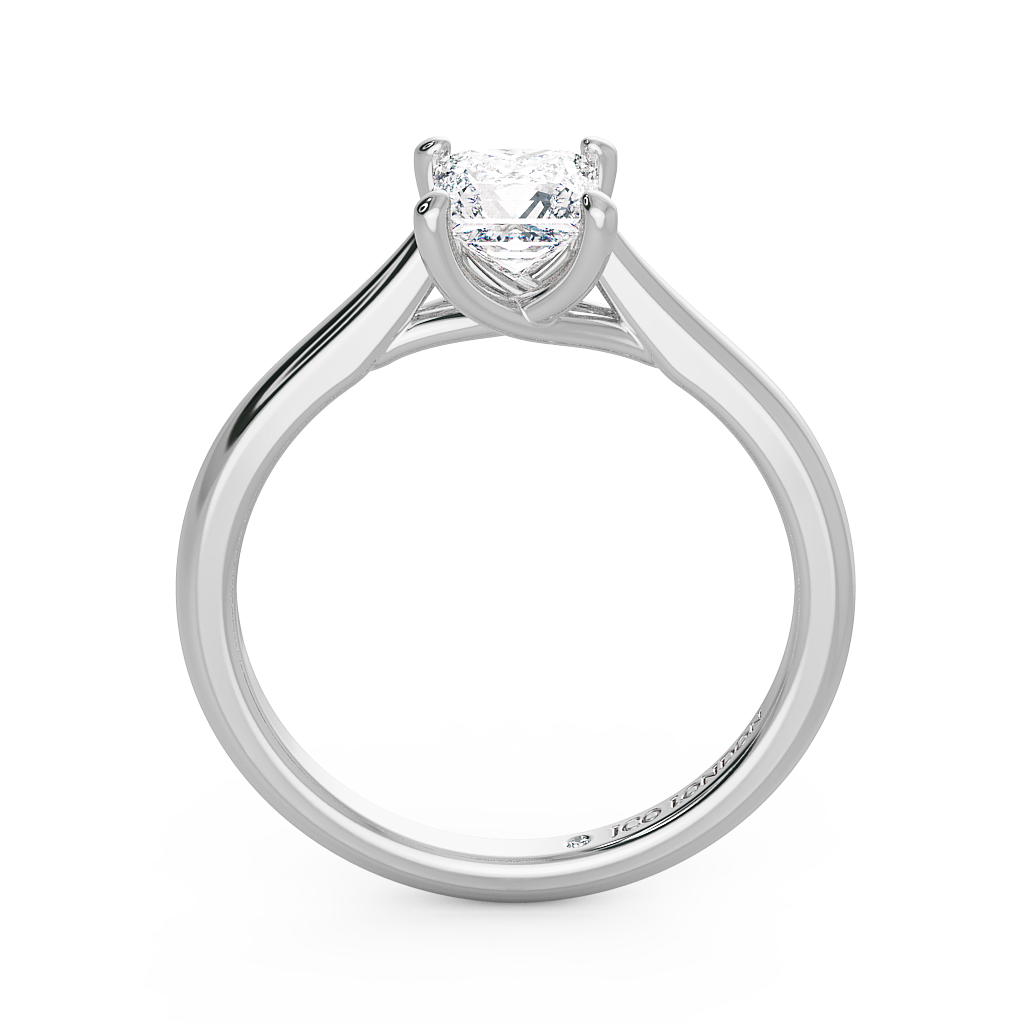 Princess Solitaire Engagement Rings
