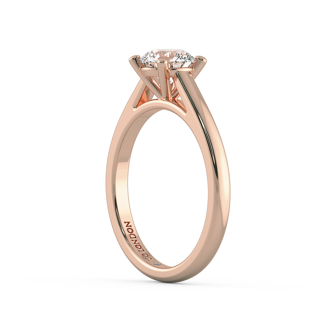 Round Solitaire Engagement Rings