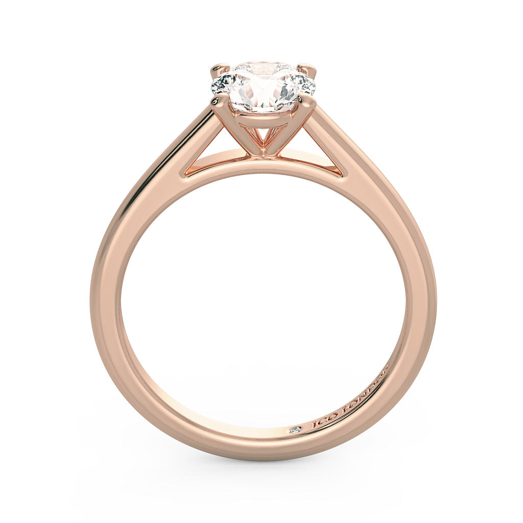 Round Solitaire Engagement Rings