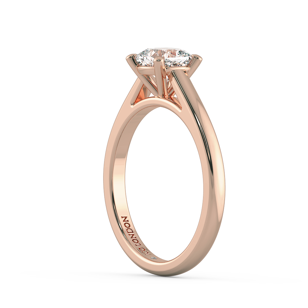 Cushion Solitaire Engagement Rings