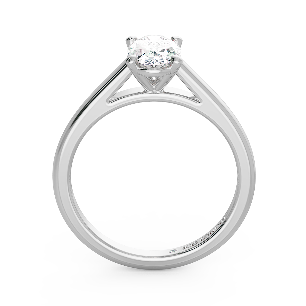 Oval Solitaire Engagement Rings