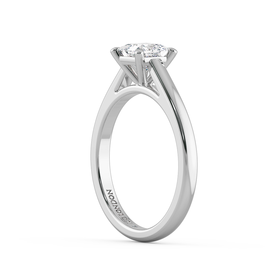 Princess Solitaire Engagement Rings