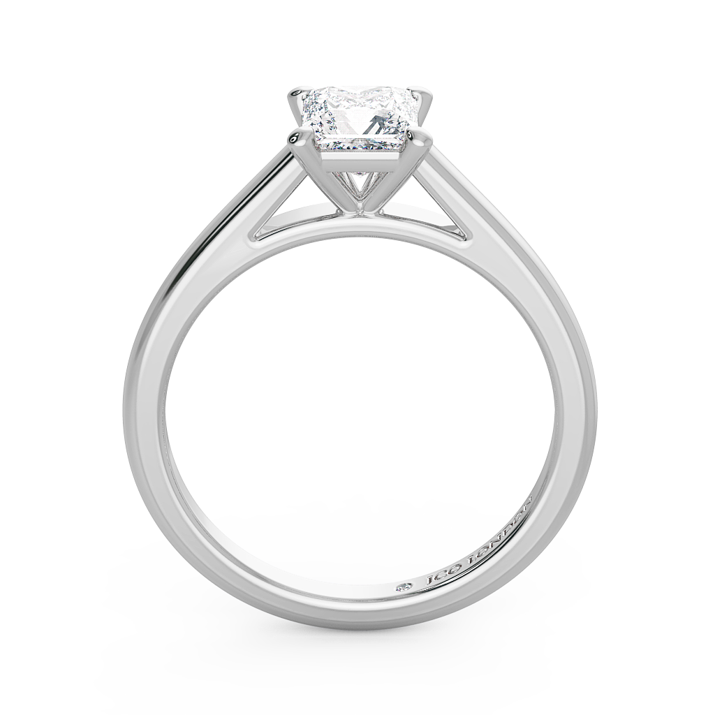 Princess Solitaire Engagement Rings