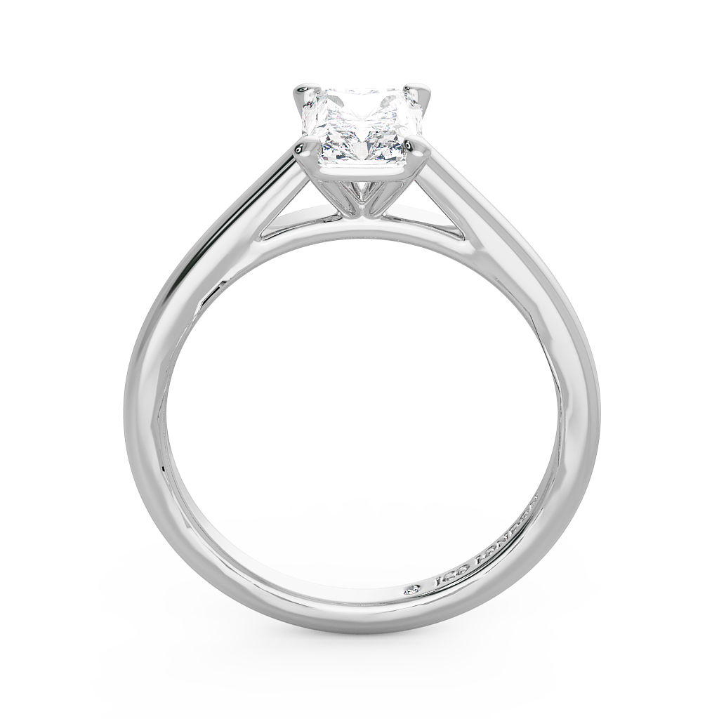 Radiant Solitaire Engagement Rings