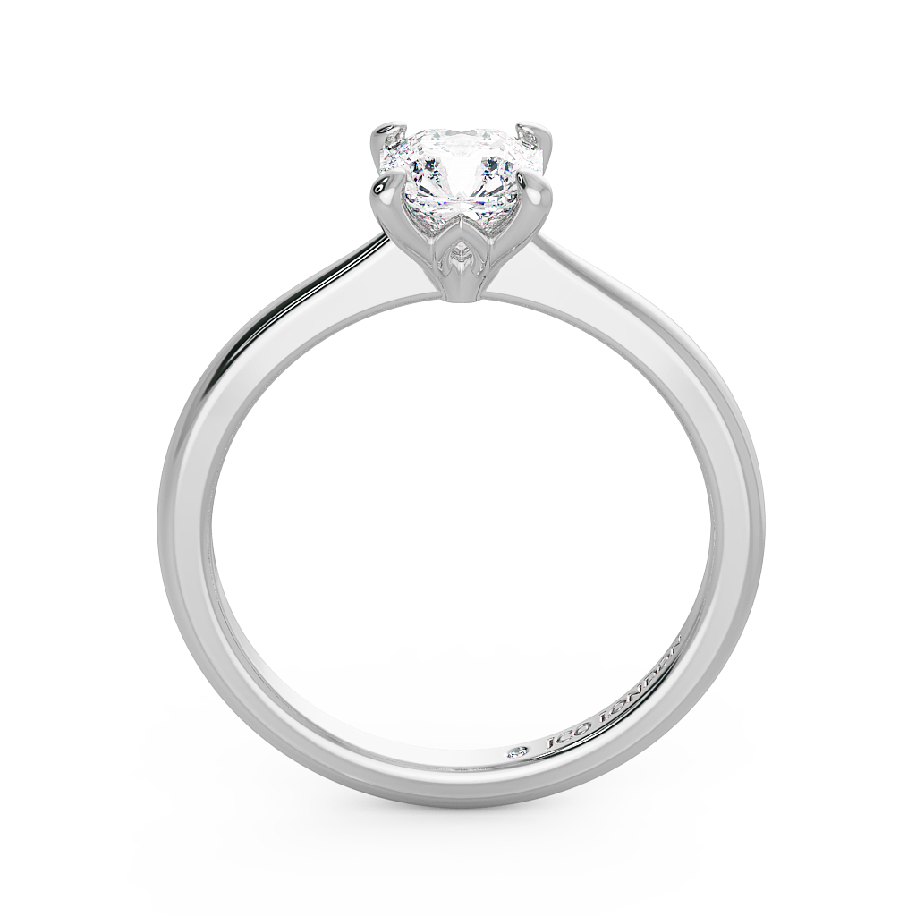 Asscher Solitaire Engagement Rings