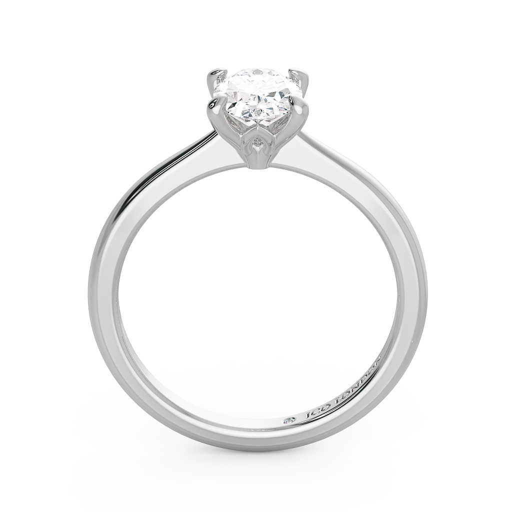 Oval Solitaire Engagement Rings