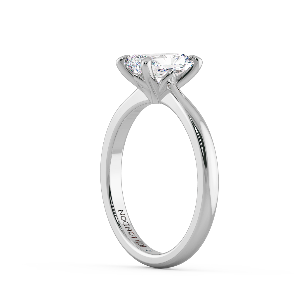 Radiant Solitaire Engagement Rings