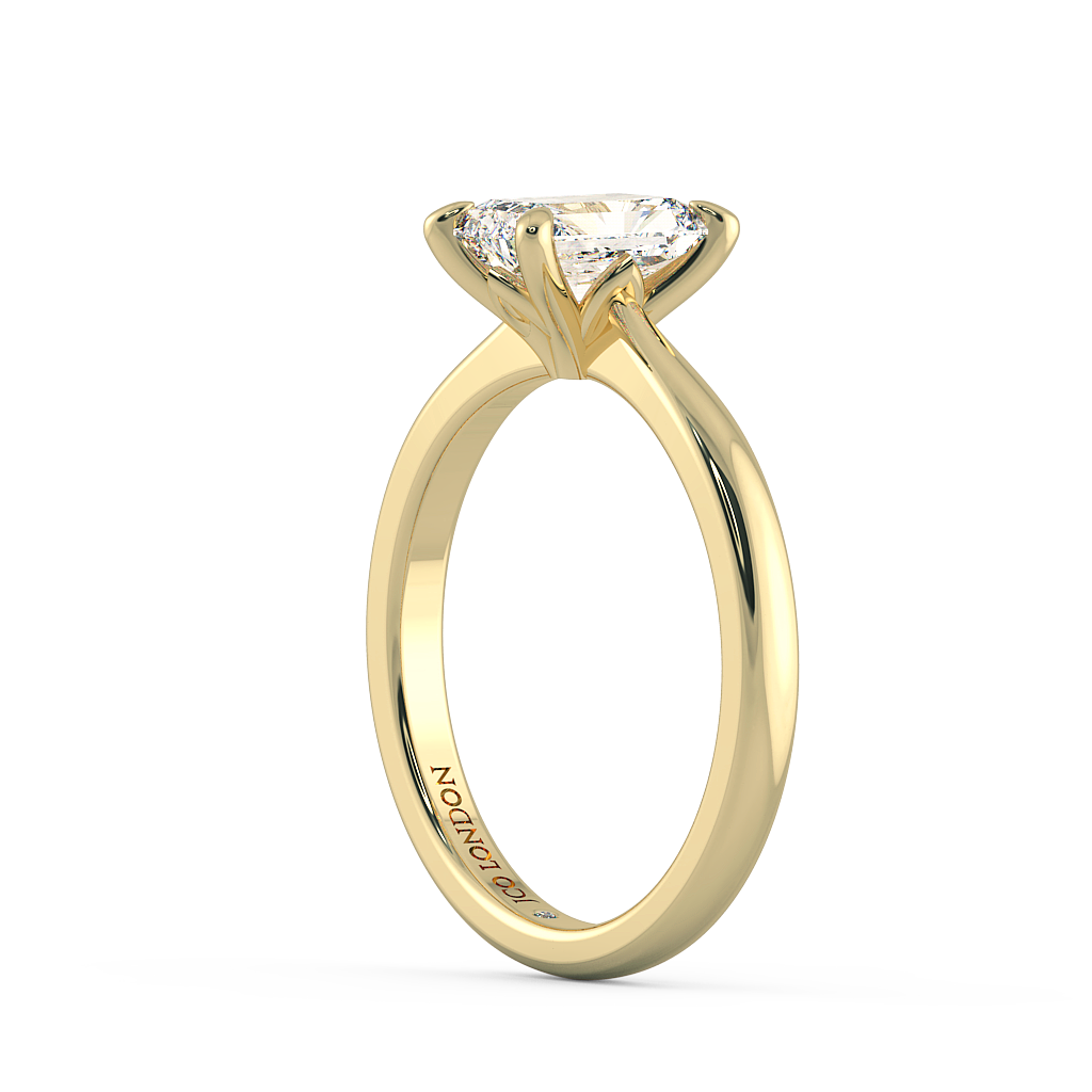 Radiant Solitaire Engagement Rings