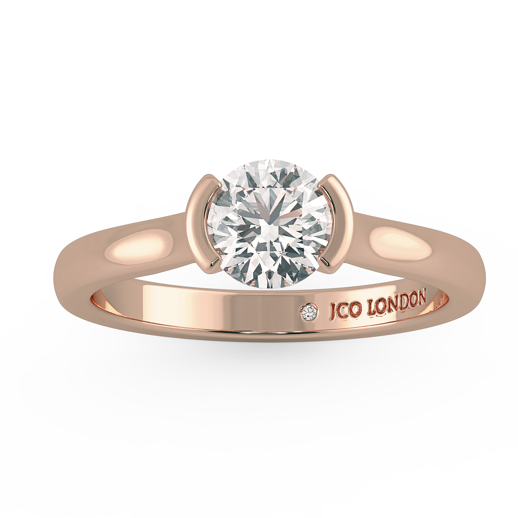 Round Solitaire Engagement Rings