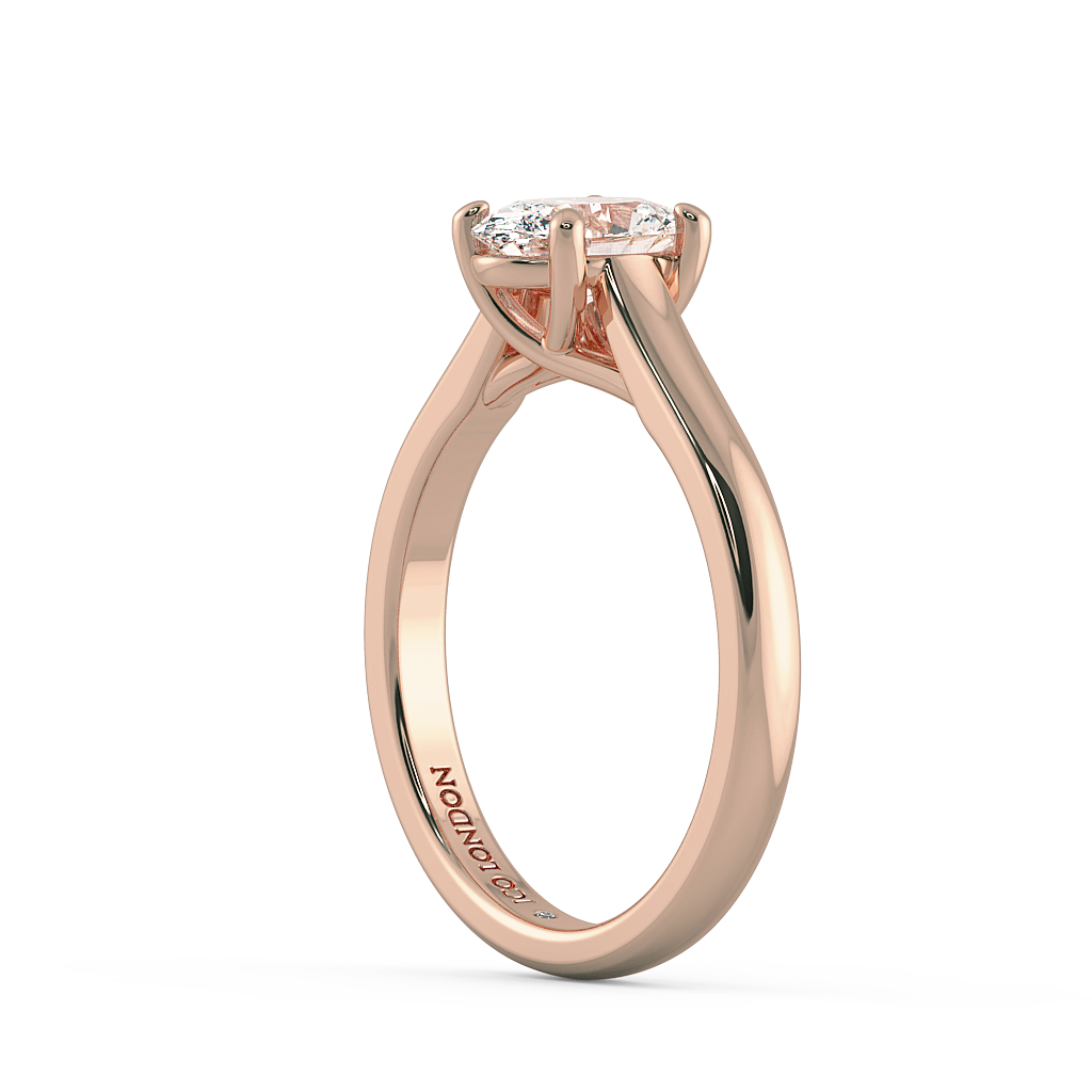 Oval Solitaire Engagement Rings