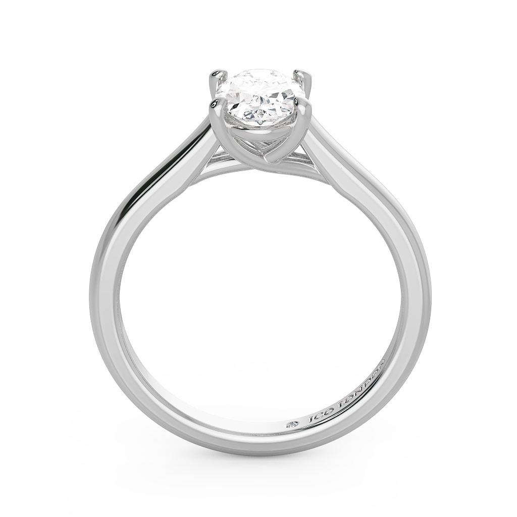 Oval Solitaire Engagement Rings