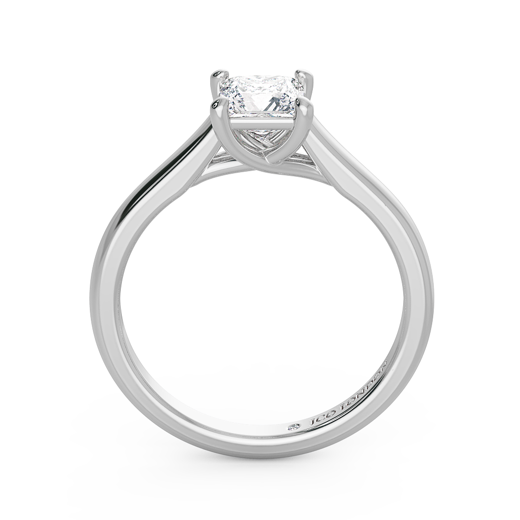 Princess Solitaire Engagement Rings