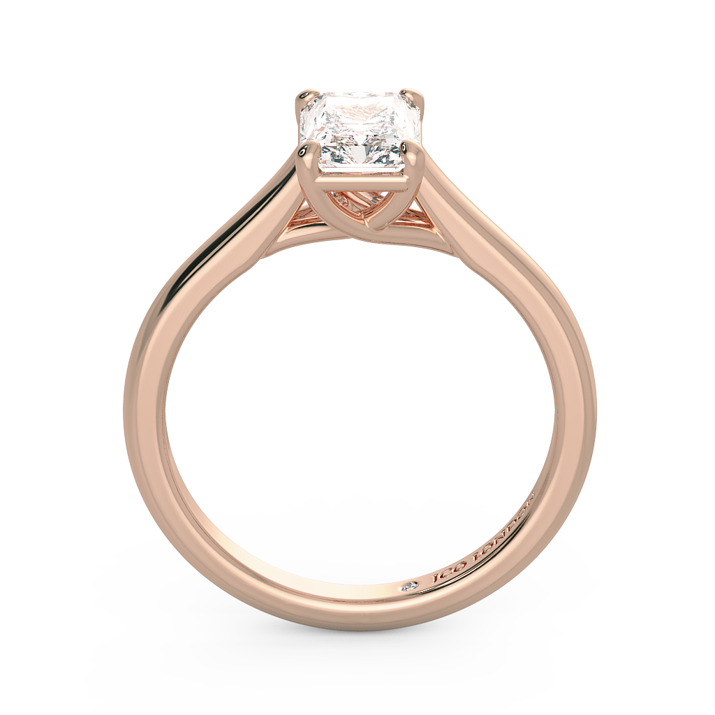 Radiant Solitaire Engagement Rings