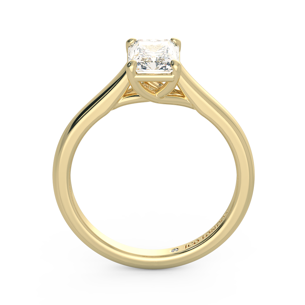 Radiant Solitaire Engagement Rings