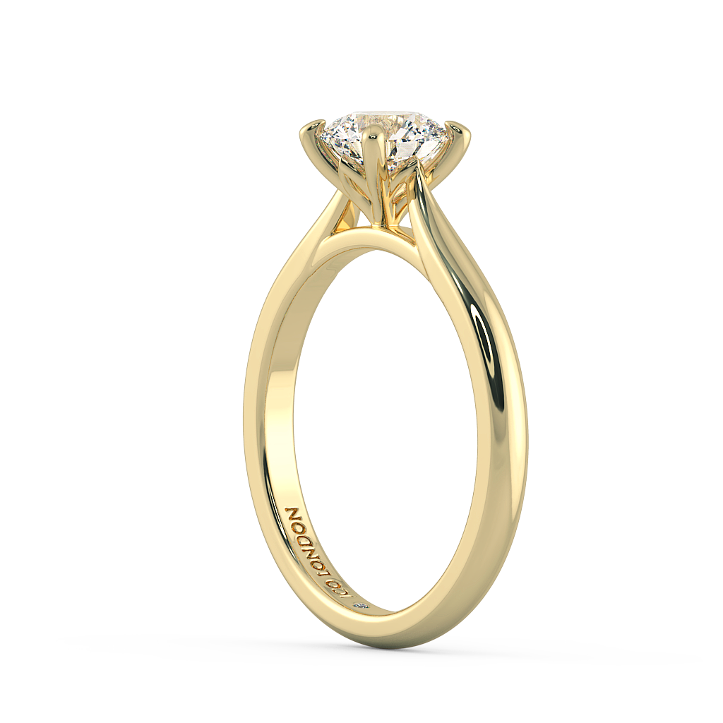 Round Solitaire Engagement Rings