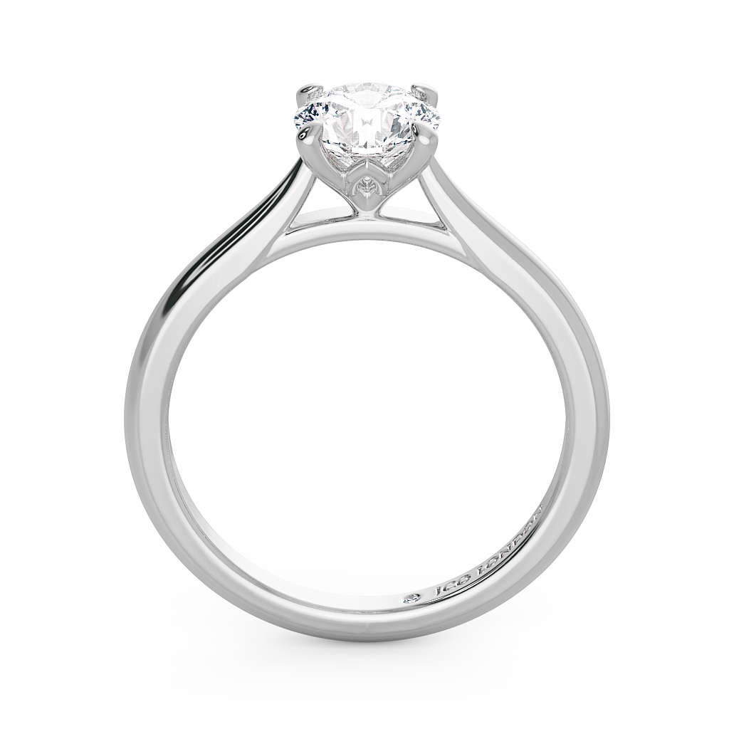 Round Solitaire Engagement Rings
