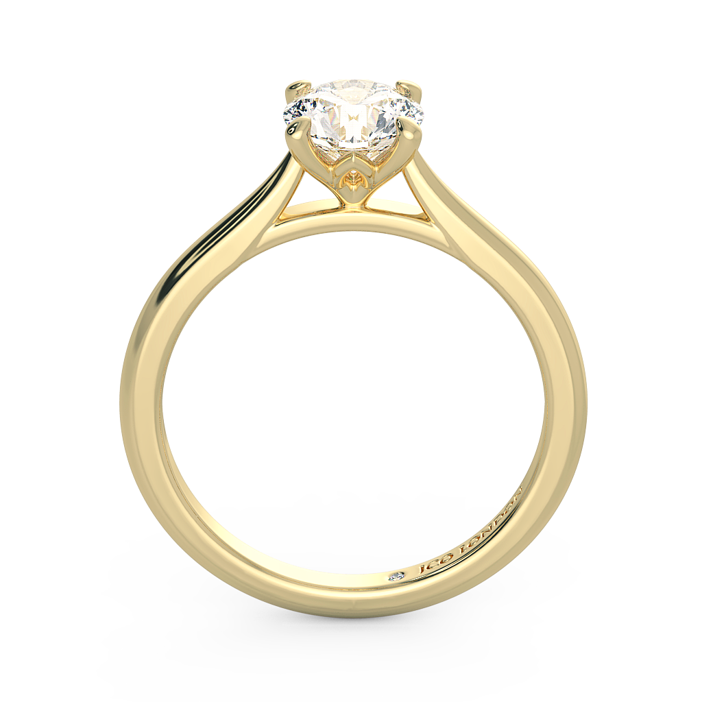 Round Solitaire Engagement Rings