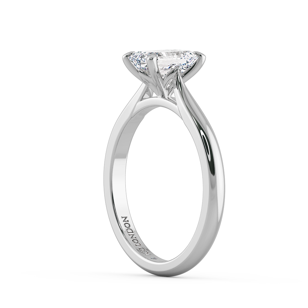 Emerald Solitaire Engagement Rings