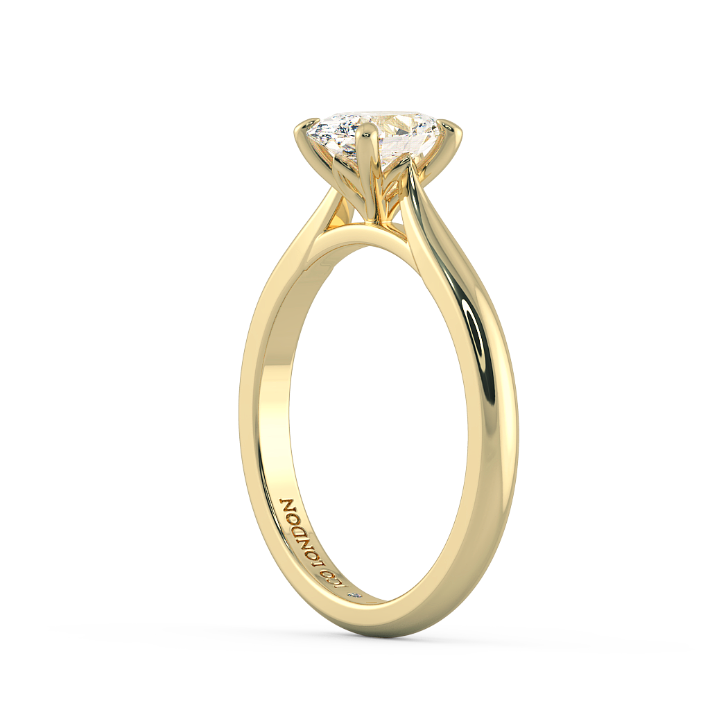 Oval Solitaire Engagement Rings