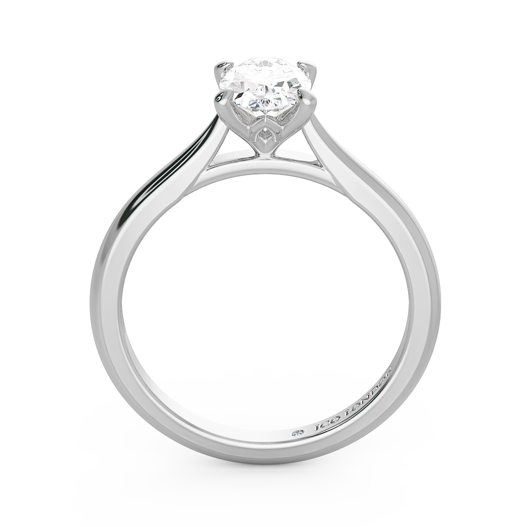 Oval Solitaire Engagement Rings