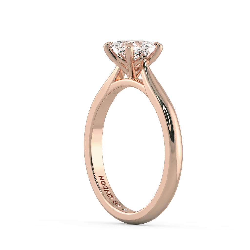 Princess Solitaire Engagement Rings