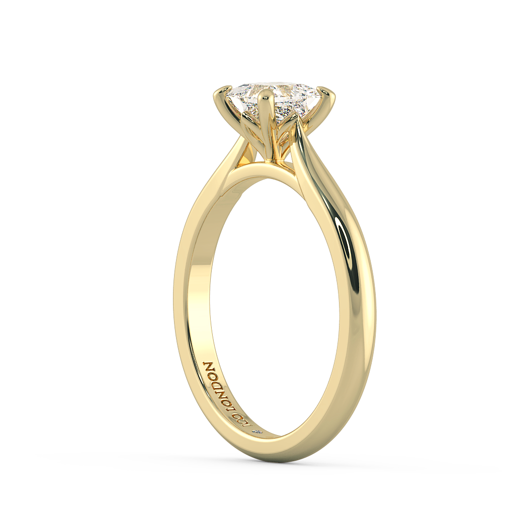 Princess Solitaire Engagement Rings