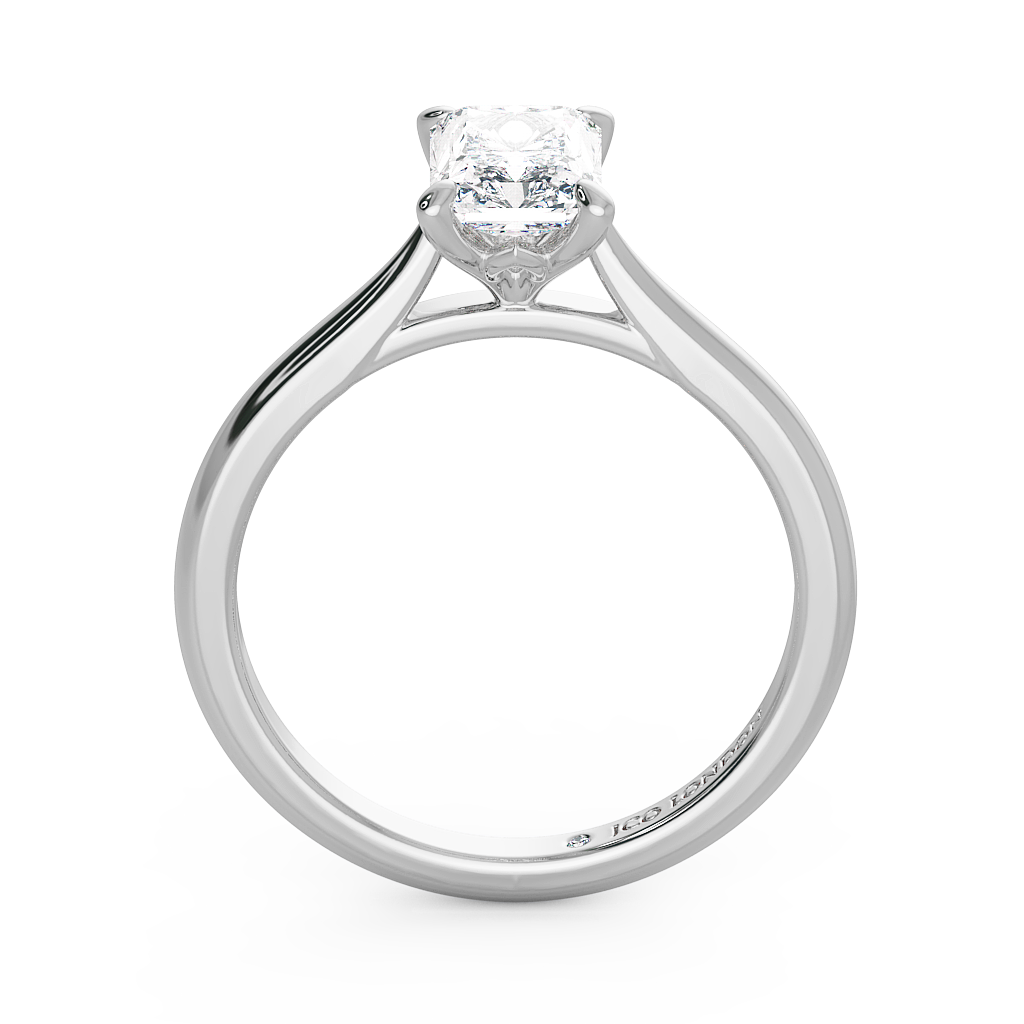Radiant Solitaire Engagement Rings