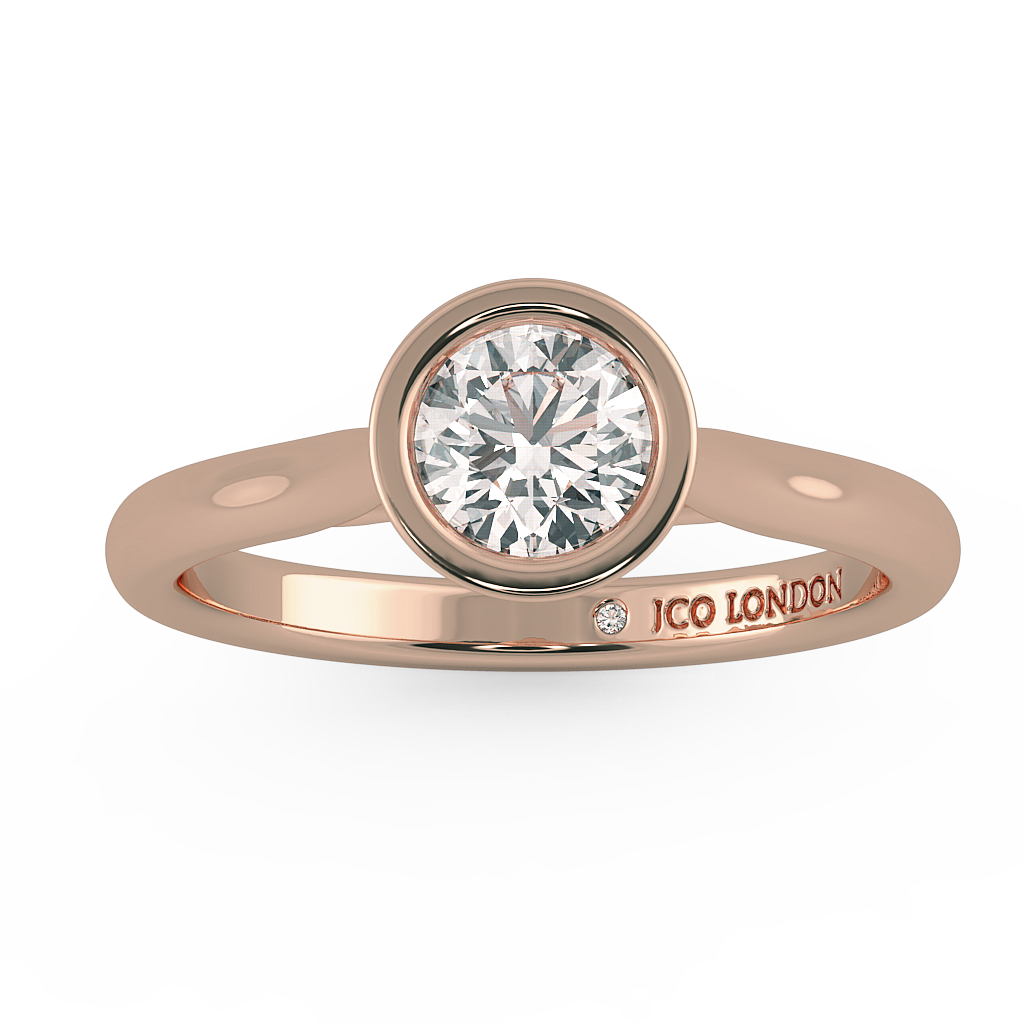 Round Solitaire Engagement Rings