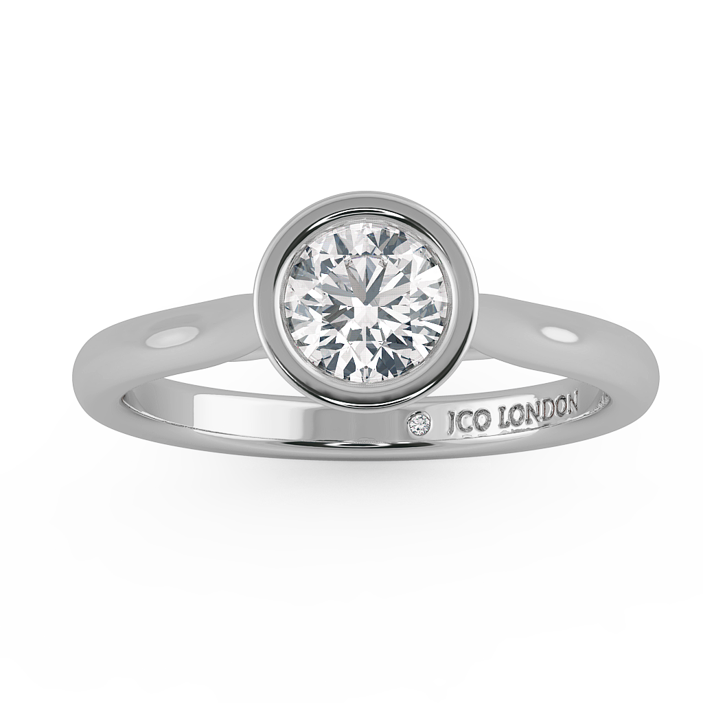 Round Solitaire Engagement Rings