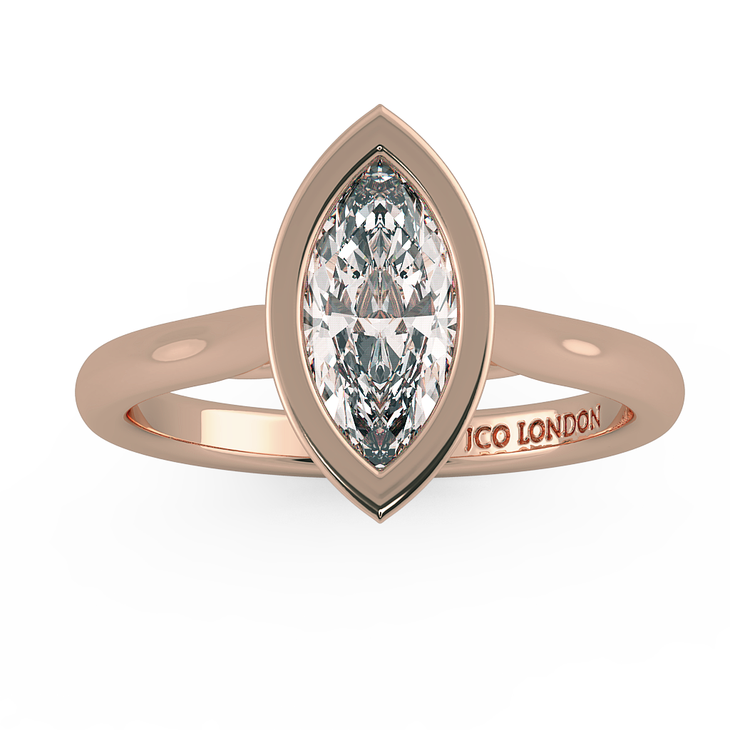 Marquise Solitaire Engagement Rings