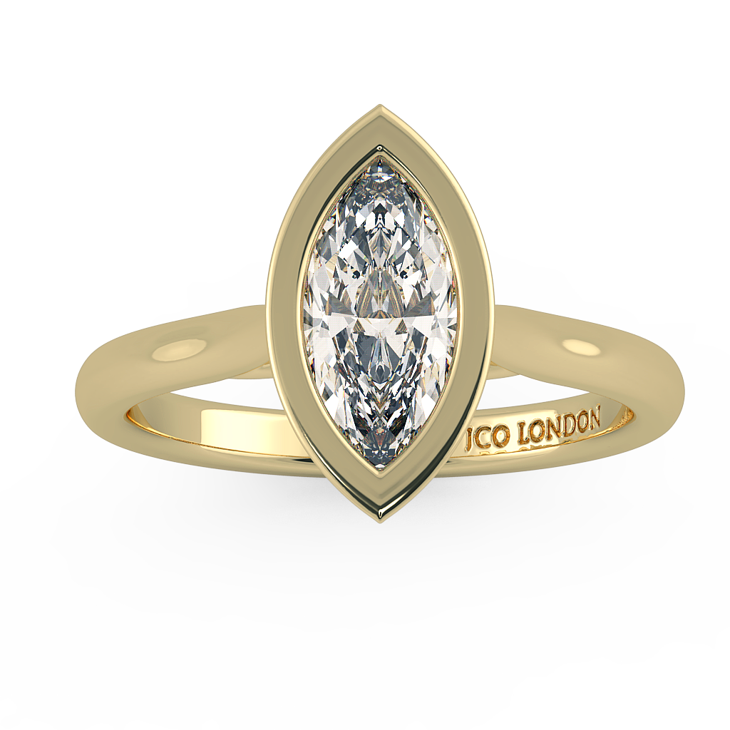 Marquise Solitaire Engagement Rings