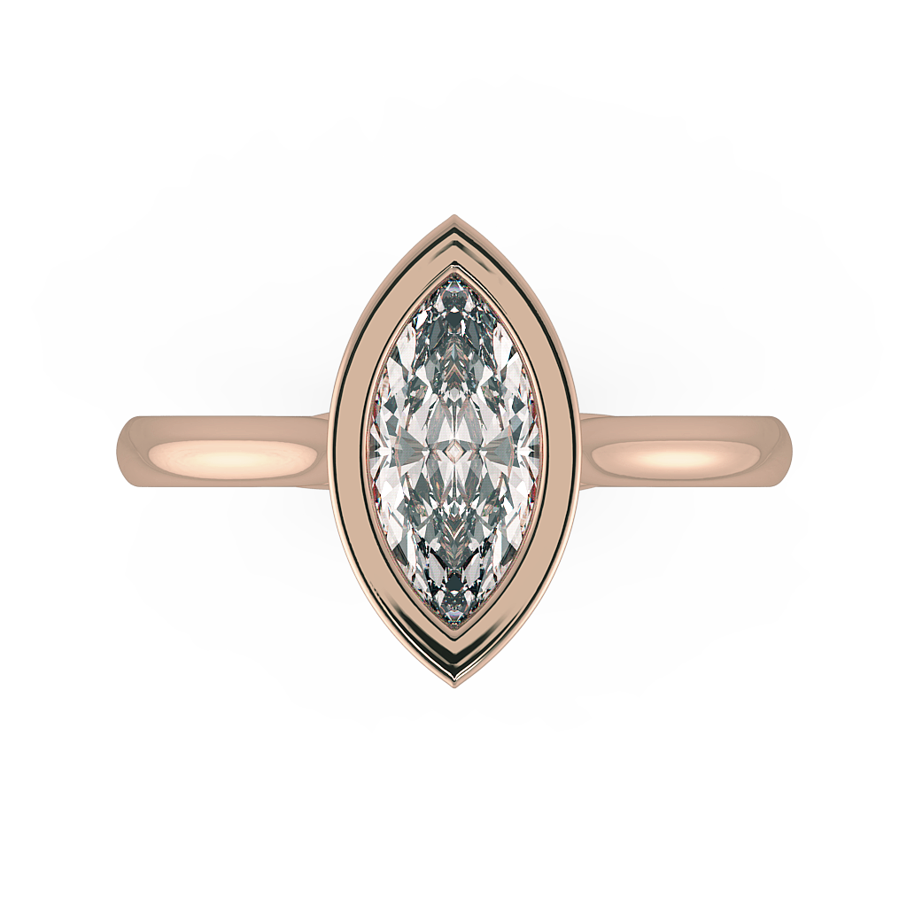 Marquise Solitaire Engagement Rings