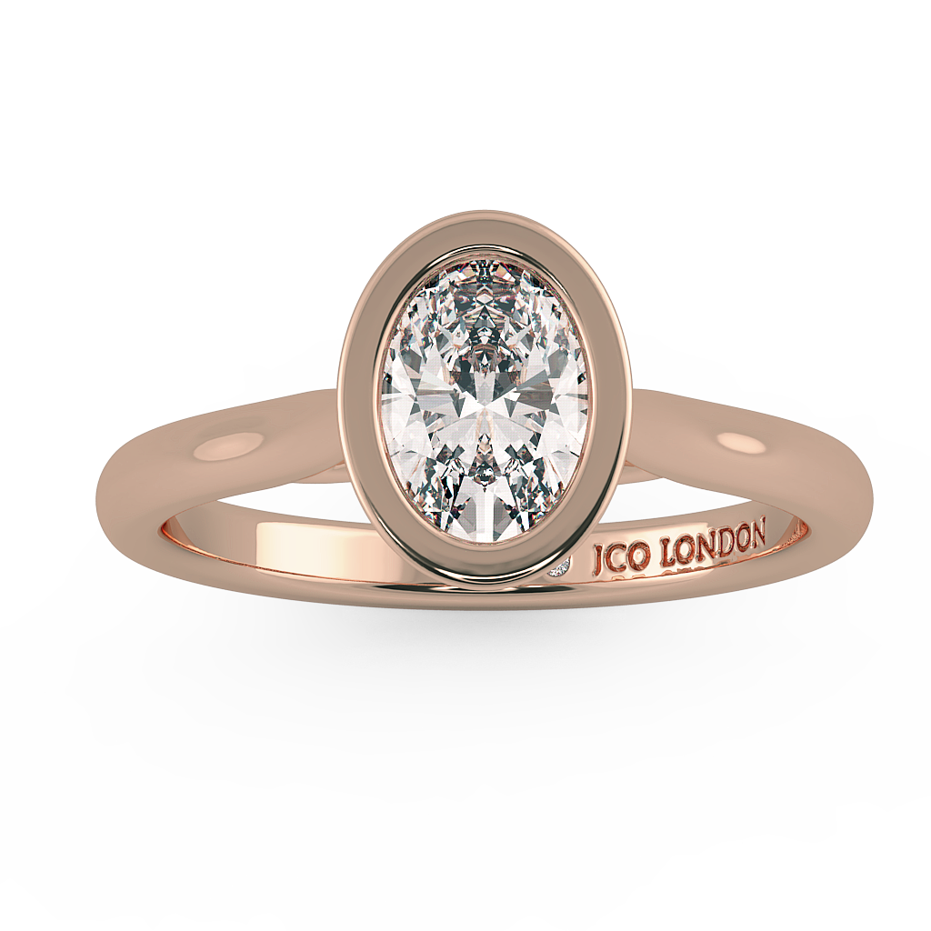 Oval Solitaire Engagement Rings