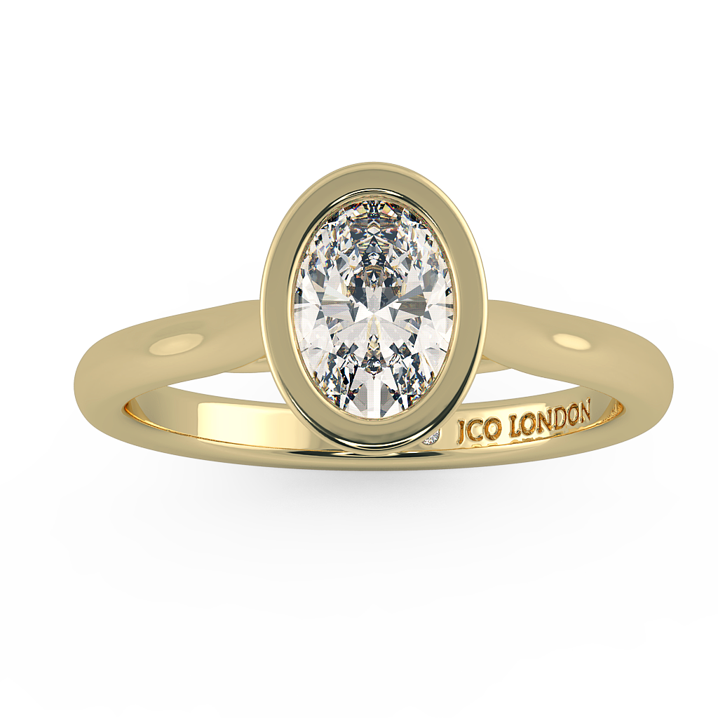 Oval Solitaire Engagement Rings